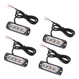 4 Luces Estroboscópicas Led Ámbar De Recuperación, 12 V, 24