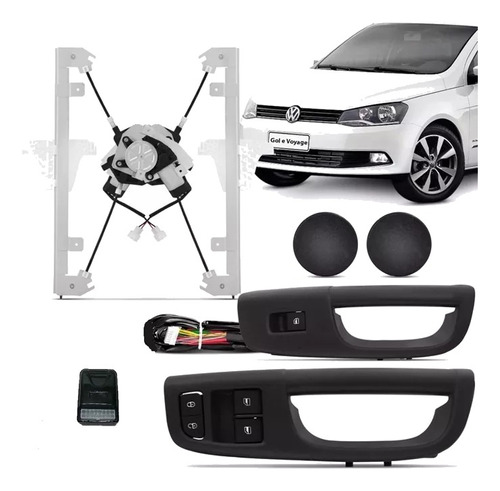 Kit Alza Cristales Eléctrico Vw Gol Trend Original Dp20 !!