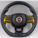 Volante Fiat Argo Amarelo Uno Fire 2014 *sem Comando*