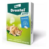 Vermifugo Drontal Para Gatos 4kg Com 4 Comprimidos