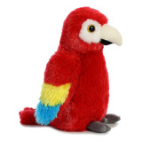 Peluche Guacamayo Escarlata Scarlet Macaw 20 Cm Mini Flopsie