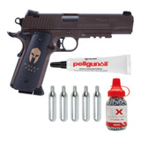 Pistola 1911 Sig Sauer Spartan Co2 4.5mm Blowblack Bbs Xtm C