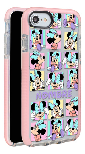 Funda Para iPhone Minnie Mouse Personalizado Tu Nombre