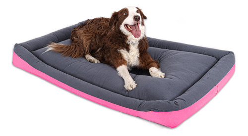 Cama Perro Mascota Pet2go® Suave Cómoda - Fun Jumbo 130x85