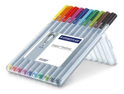 Microfibra Staedtler Triplus Fineliner 0.3mm Estuche X 10