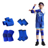 Conjunto De Rodilleras Y Coderas Niño Deportiva Protector