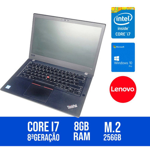 Notebook Lenovo Thinkpad T480 I7-8650u 8gb 256gb Ssd Windows