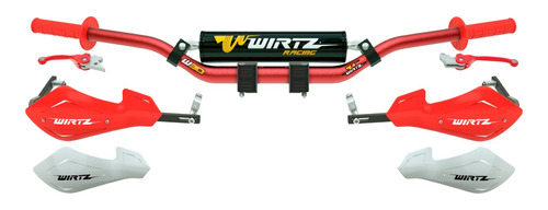 Manubrio Honda Tornado Wirtz W3d Rebatibles Cubremanos 