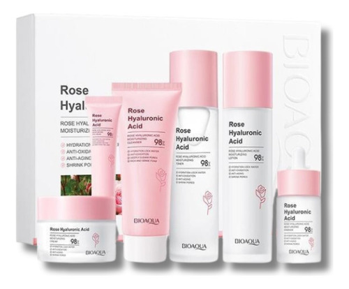 Kit Facial Hialuronico Rosas Bi - mL a $150