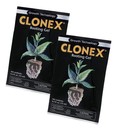 Pack2 Clonex Rooting Gel 15ml Enraizamiento Plantas