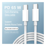 Cable Usb Tipo C - C Para Samsung Huawei Xiaomi - 65w / 2m