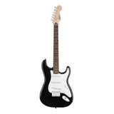 Guitarra Eléctrica Squier By Fender Bullet Stratocaster Ht De Álamo Black Brillante Con Diapasón De Laurel Indio