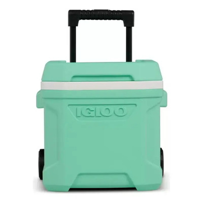 Hielera Igloo 24 Latas, 16 Lts, Ruedas Y Manija Ajustable Color Menta | MercadoLibre