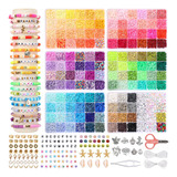 10560 Piezas 132 Colores Kit De Cuentas De Arcilla Hace...