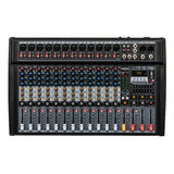 Onax Pro Xp12 Power Mixer Consola Potenciada Audio Fx Bt Usb
