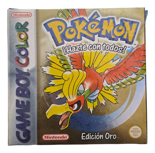 Pokemon Oro Gameboy Color 2001 Sellado