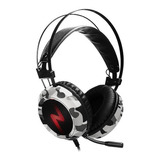 Auriculares Ps4 Gamer Con Microfono Pc 7.1 Luces Noga Combat Color Gris Color De La Luz 7 Colores