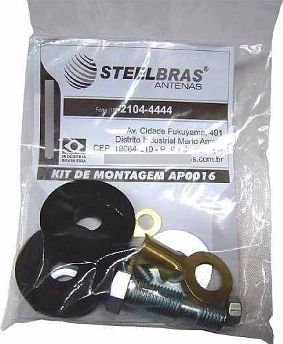 Kit De Montagem Antena Px Móvel 1/4 Onda Steelbrá- Ap0016