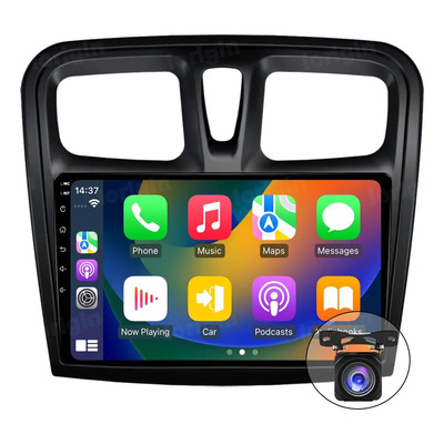 Cámara Gps Wifi Estéreo 4+32 G For Renault Logan 2 2012-201