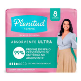 Absorvente Ger Plenitud Femme Ultra C/ 8 Unidades.