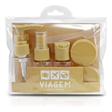 Kit Porta Frascos Viagem Organizador Shampoo Creme Perfume 7