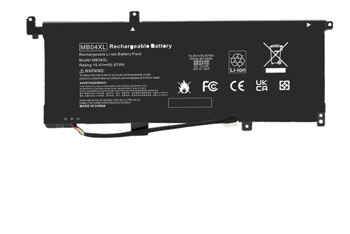 Bateria Hp Envy X360 15-aq Ar 844204-850 843538-541 Mb04xl