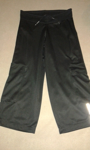 Pantalón Pescador Cargo Negro  Marca Andreina Disegni