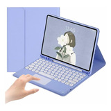 Funda Con Teclado Anmengxinling / Para Galaxy Tab A8 /purple