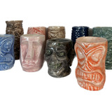 6 Vasos Tiki Variados