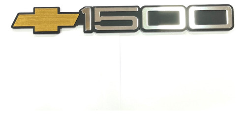 Emblema 1500 Silverado Cheyenne Cromado Con Logo Foto 2