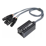 Divisor Dmx De Red De Cable De Audio Hembra Rj45 Para Xlr