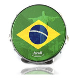 Pandeiro Profissional Brasil Cristo 10 Pol Verde Torelli