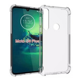 Capinha Transparente Para Moto G8 Plus Xt2019 + Pelic Vidro 