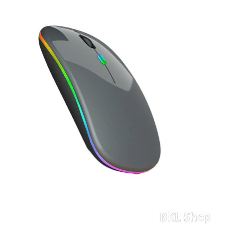 Mouse Wireless 2.4g Led Rgb Ergonômico Recarregável 