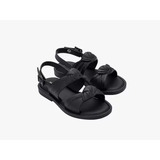 Sandalia Mini Melissa Velvet 33484 Preto Opaco