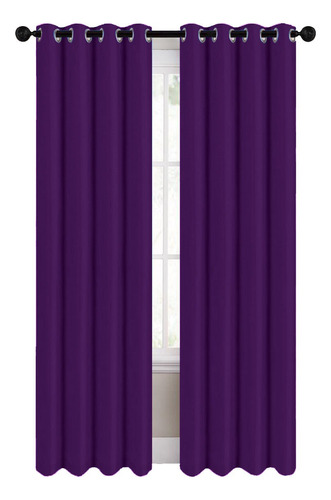 Cortinas Blackout 274cm Ancho X 213cm De Largo En 2 Paneles