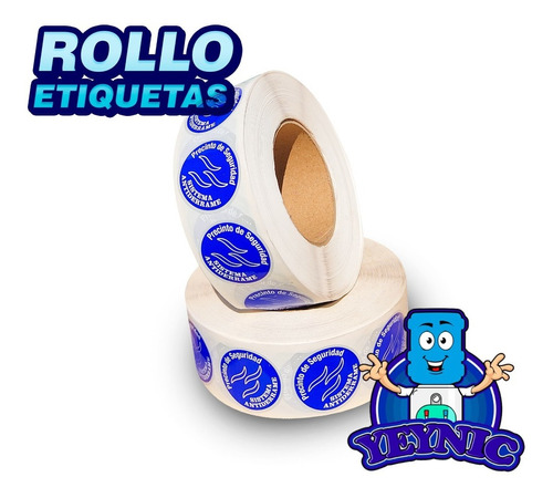 Rollo Etiquetas X 2000 Tapas Bidon De Agua / Yeynic Rosario