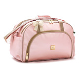 Bolsa Maternidade Grande Bebe Menina Menino Enxoval Miellu Cor Rosé