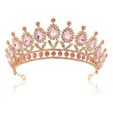 Tiaras Barrocas Para Niñas, Modelo Princess Crown Bling Blin
