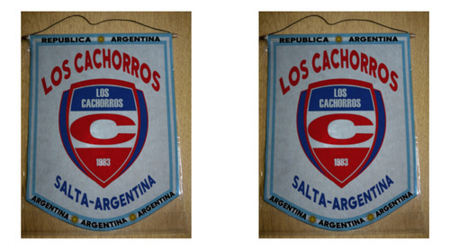 Banderin Chico 13cm Club Los Cachorros Salta