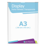 Display Suporte Folha A3 Para Parede + Vhb 10pçs