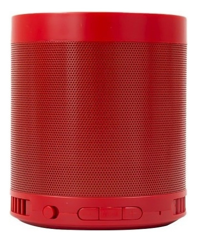 Caixa De Som Multifuncional Wireless Speaker Celular Tablete Cor Vermelho