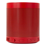 Caixa De Som Multifuncional Wireless Speaker Celular Tablete Cor Vermelho