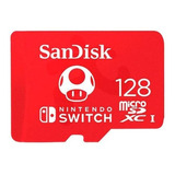 Tarjeta Memoria Microsd Sandisk 128gb Nintendo Switch