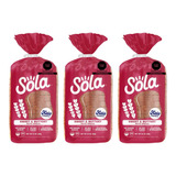 Pan Keto 3 Pack Sabor A Mantequilla, Lowcarb De Sola