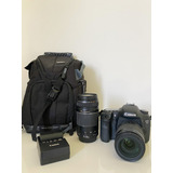  Canon Eos 7d Dslr Color Negro + Lente + Bolso + Accesorios