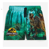 Conjunto Malla Short Jurassic World + Remera Con Filtrouv+50