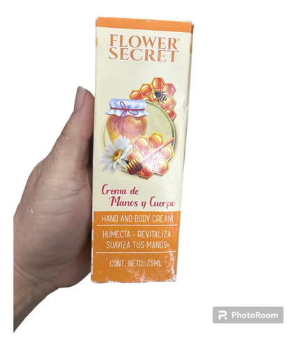 Crema De Manos Y Cuerpo Aromas Flower Secret Miel Abeja