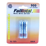 Pilas Recargables 3a Fulltotal 900mah Blister X 2 Oferta!