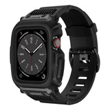 Pulseira Shock Para Apple Watch 45mm 44mm Series Bumper Case